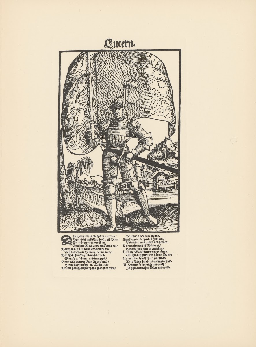 Die Standarten der schweizer Kantone Pl05 1923