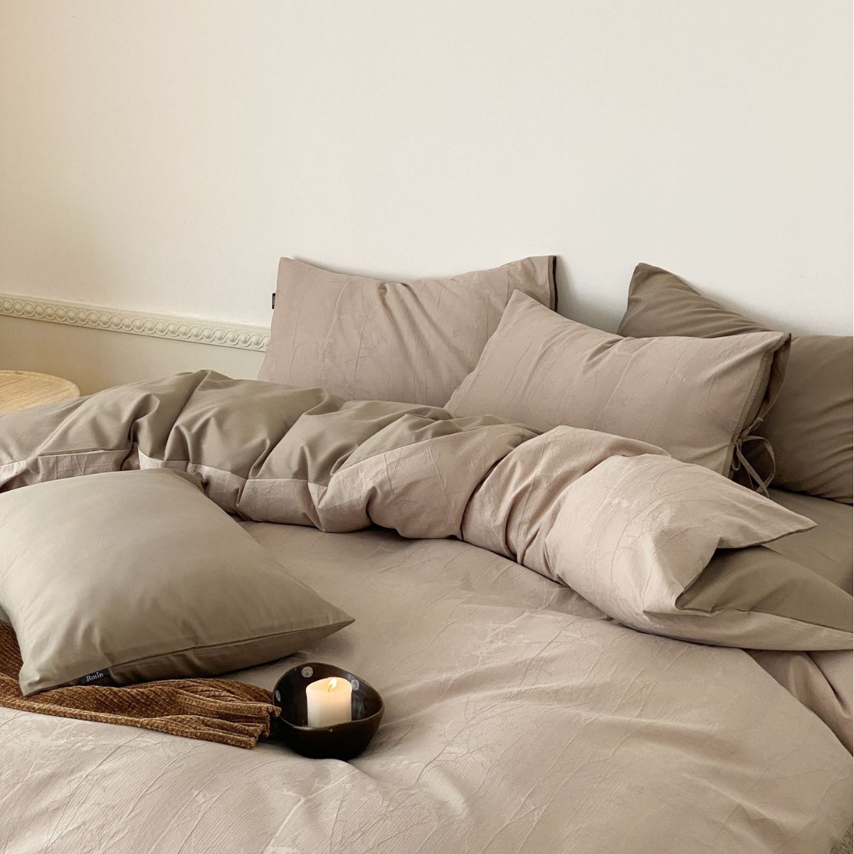 Cotton Bedding Set, 100s, Long Staple Combed, 4-Piece