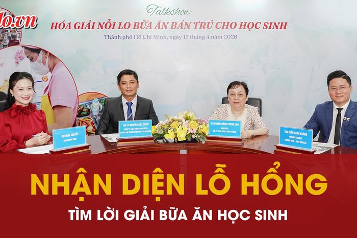 Talkshow: 'Hóa giải nỗi lo bữa ăn bán trú cho học sinh' - Báo Pháp Luật TP.HCM