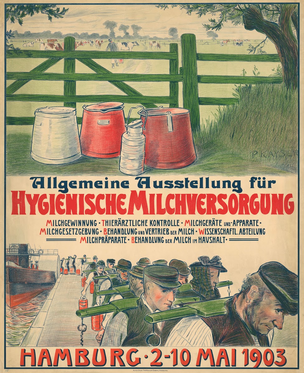 Allgemeine Ausstellung FüR Hygienische Milchversorgung Hamburg 2 10 Mai 1903 190