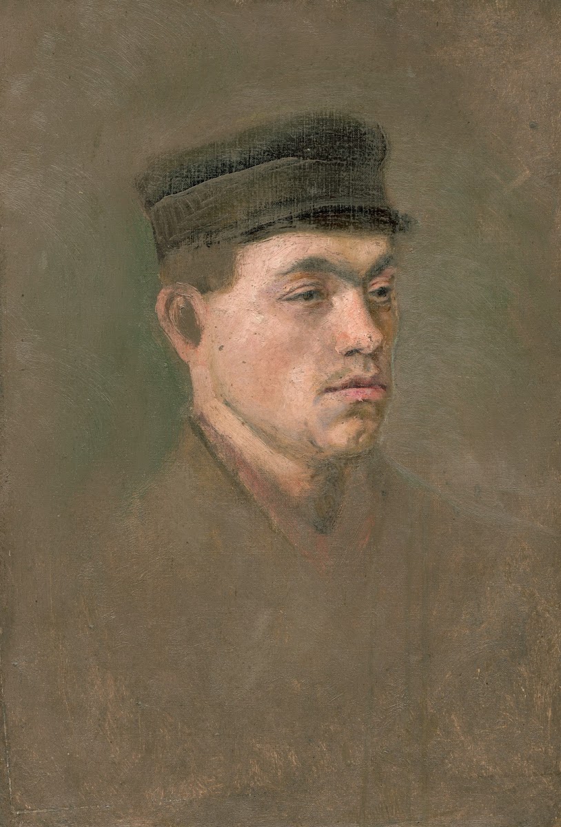 Head Study of a Craftsboy 1900