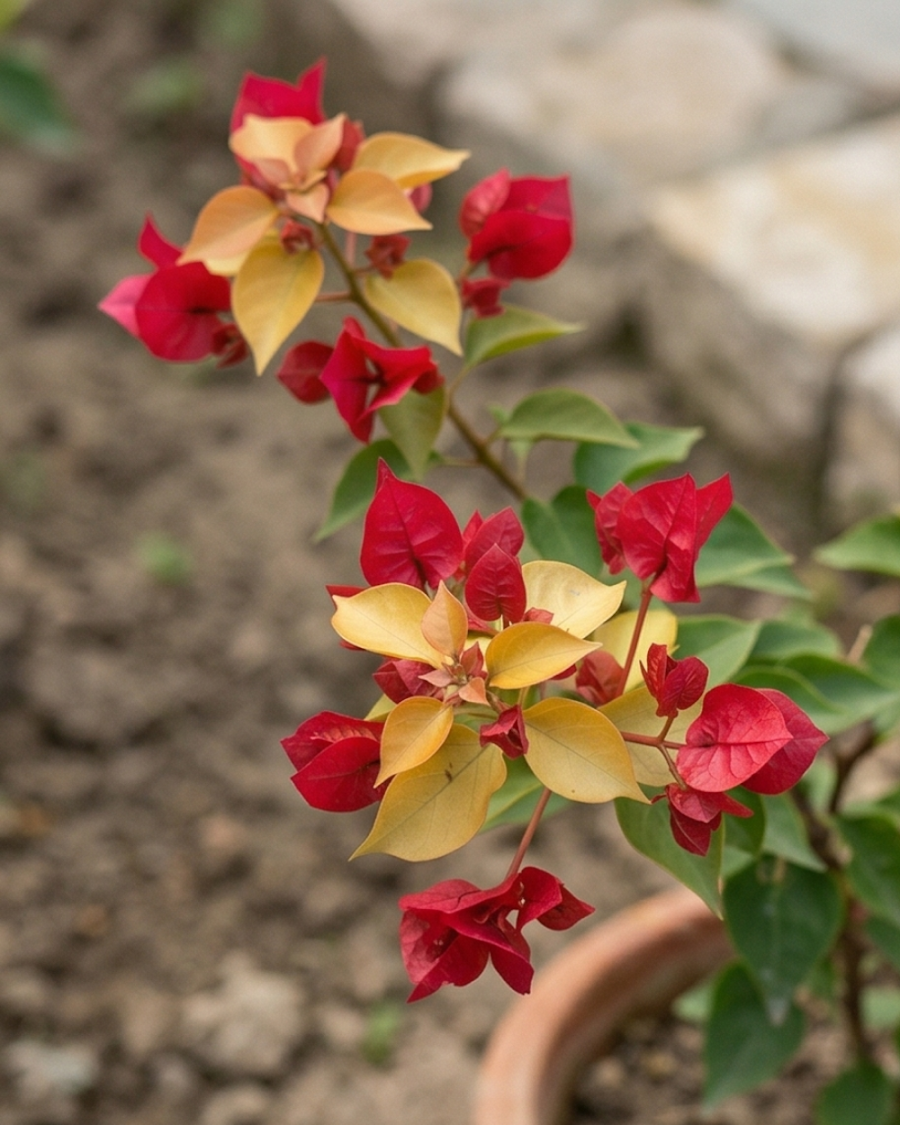 Imported Moonlight Red Bougainvillea Plant — view 6