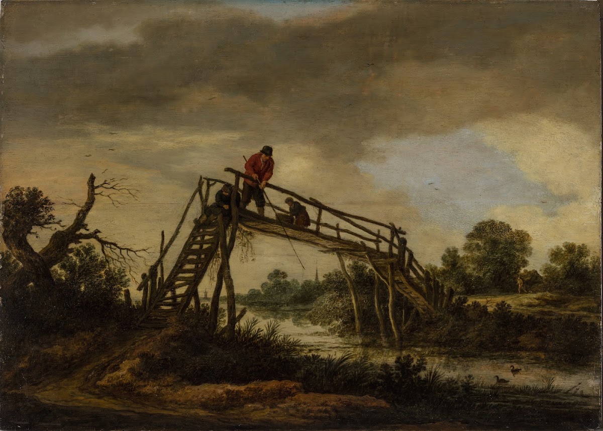 Landscape with bridge 1652