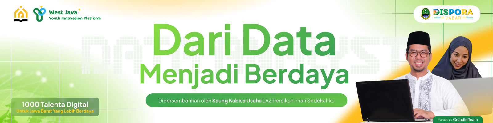 Logo West Java Youth Innovation Platform x LAZ Percikan Iman