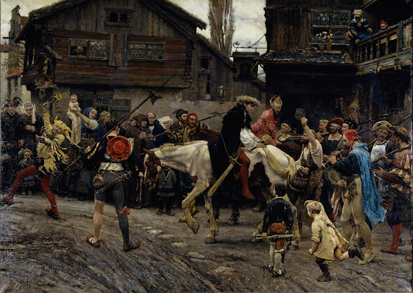 Peder Sunnanväders and Mäster Knuts Ignominious Entry into Sthlm 1526 1879