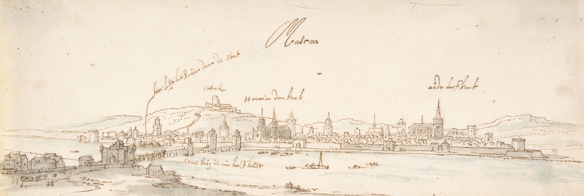 View of Mâcon Seen from the East mid 17thlate 17th century