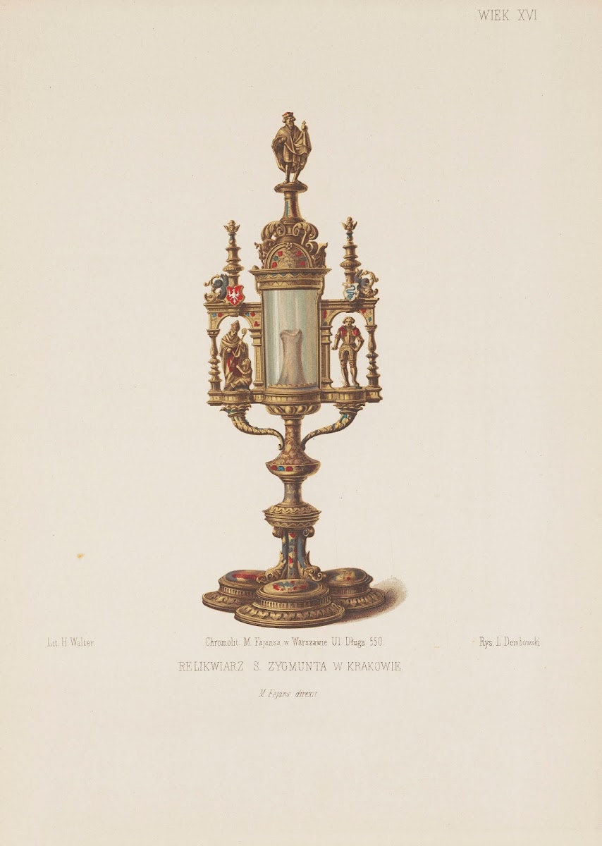 Reliquary for the Head of St Stanislaus in the Treasury of the Cathedral in Krak