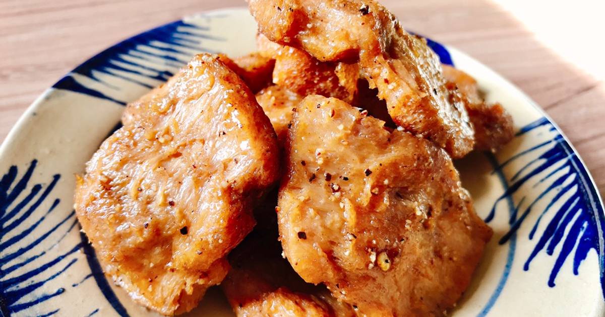 Cốt lết chay rim tiêu