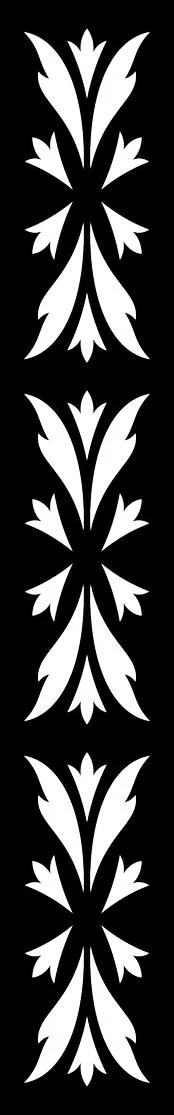 Ornate Acanthus Scrollwork Panel Free SVG for Glowforge laser cutting and engraving