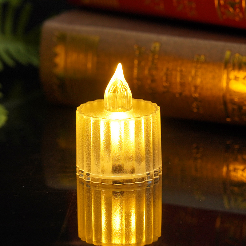 LED-Teelichter, transparent