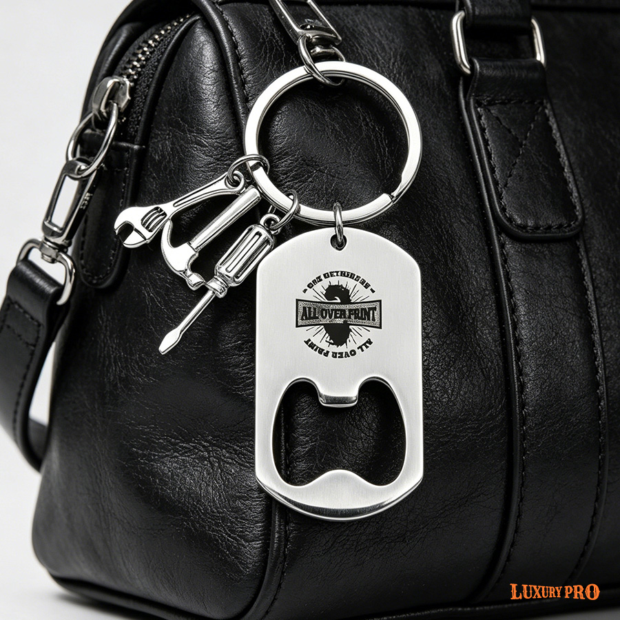 Bottle opener keychain - laser