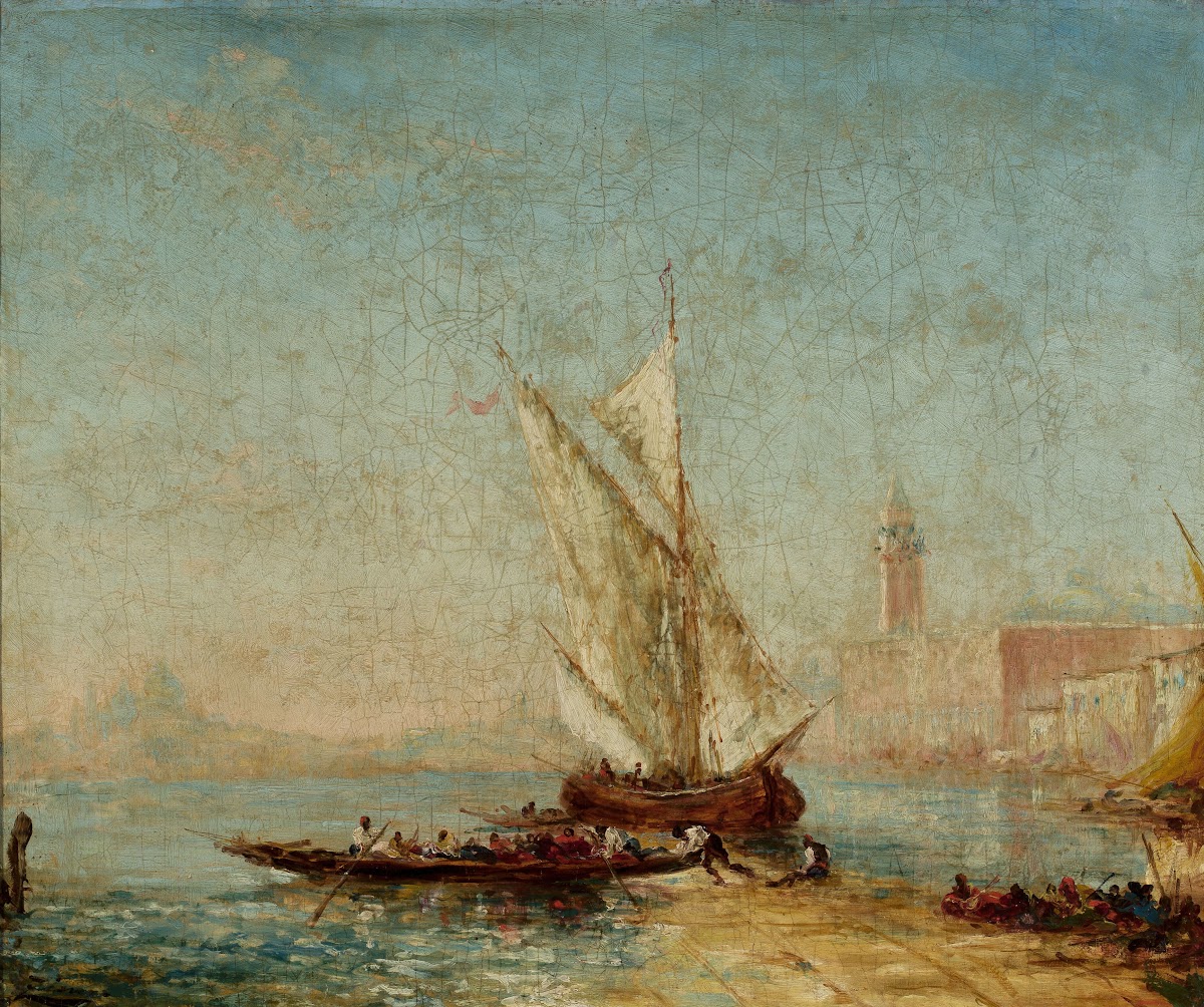 View of Venice with the Doges Palace 1875 1890