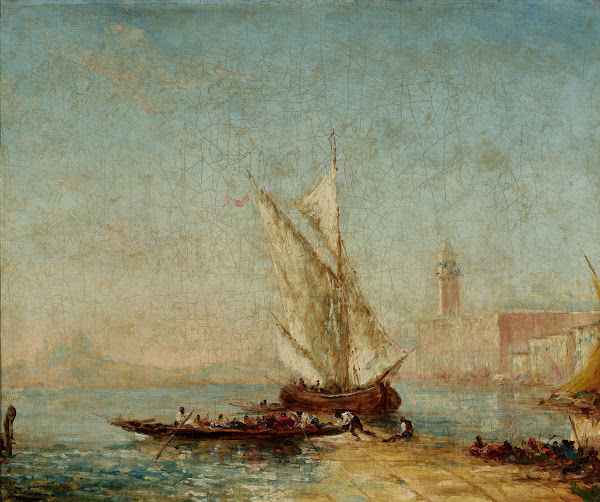 View of Venice with the Doges Palace 1875 1890