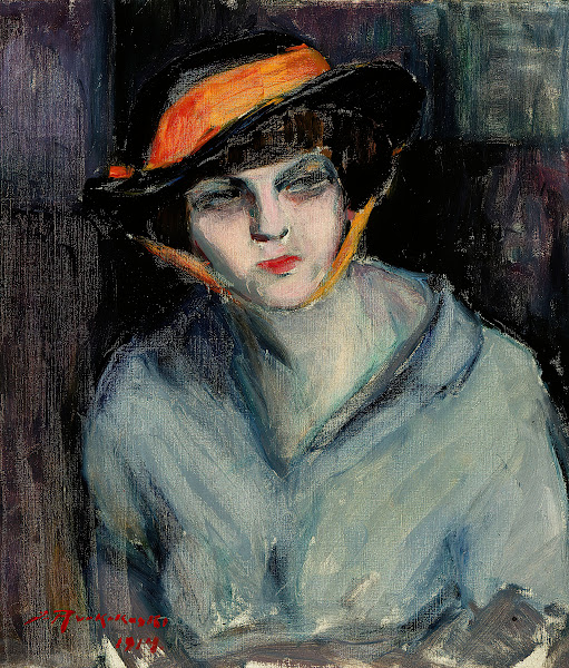 Woman Wearing A Hat 1914