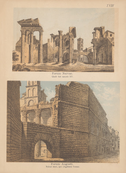 Forum Nervae Forum Augusti 1882