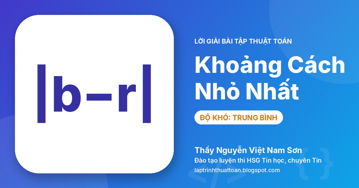 Khoảng cách nhỏ nhất (RBPOINT2)
