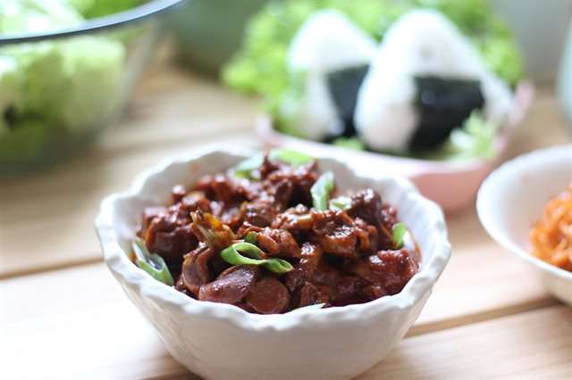 Lòng Gà Xào Cay