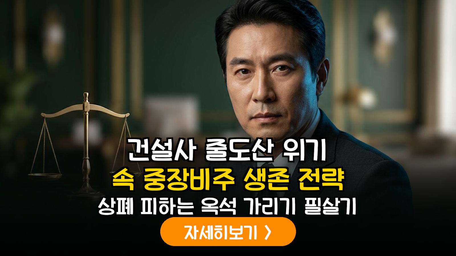 건설사 폐업 위기 속 중장비주 생존 판별법