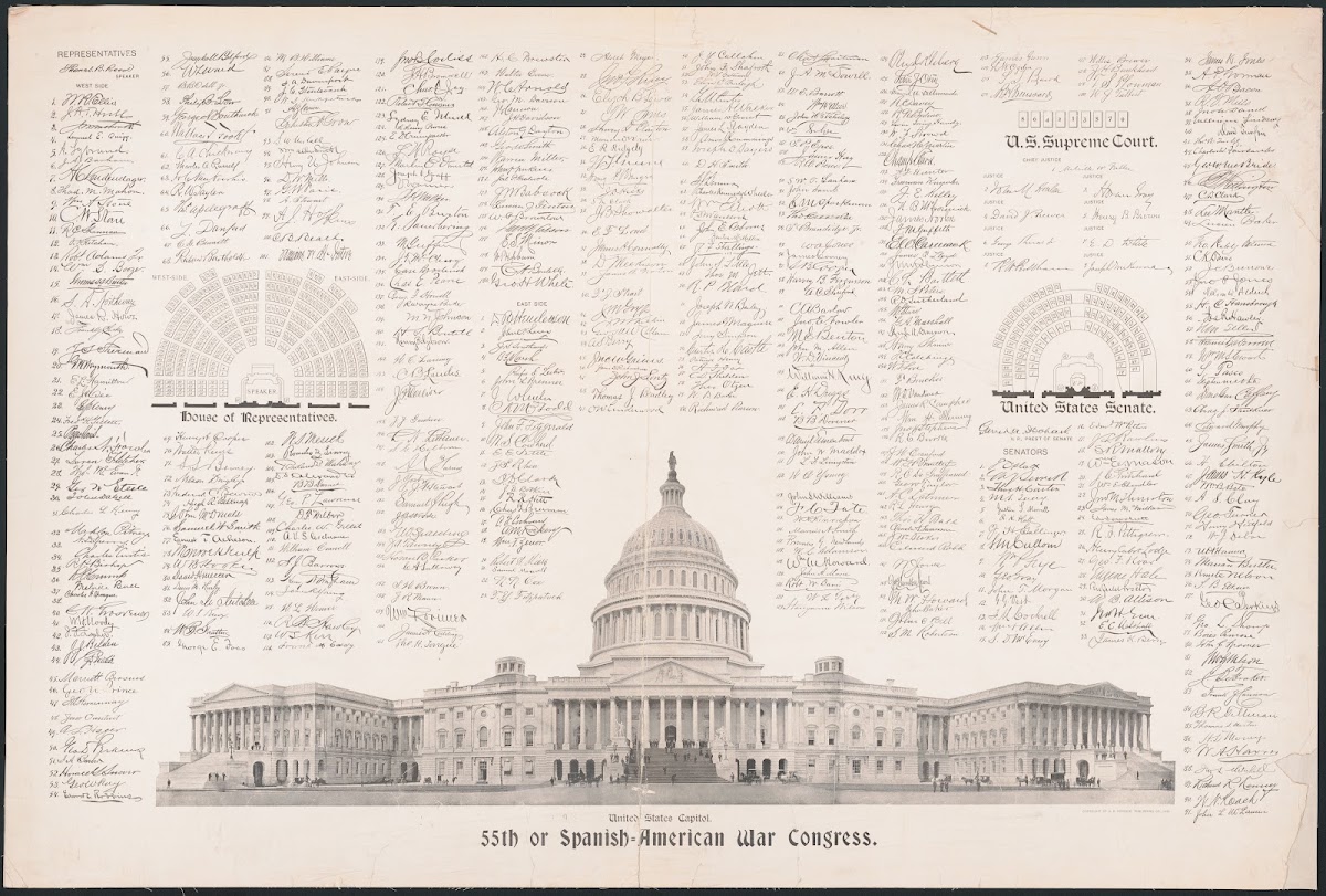 55th or Spanish American War Congress 1899
