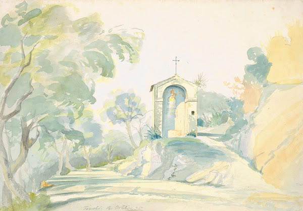 A Roadside Chapel near Tivoli 1835