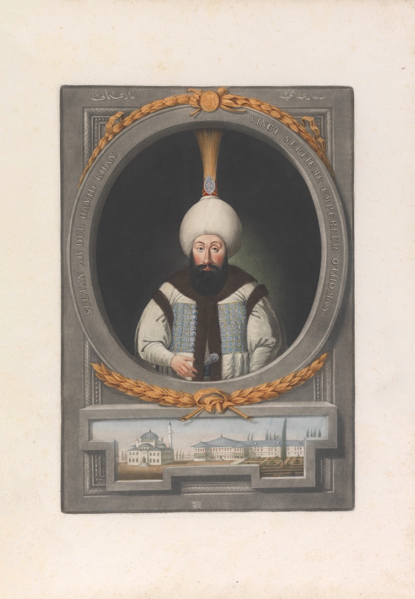 A series of portraits of the emperors of Turkey Pl02 1815