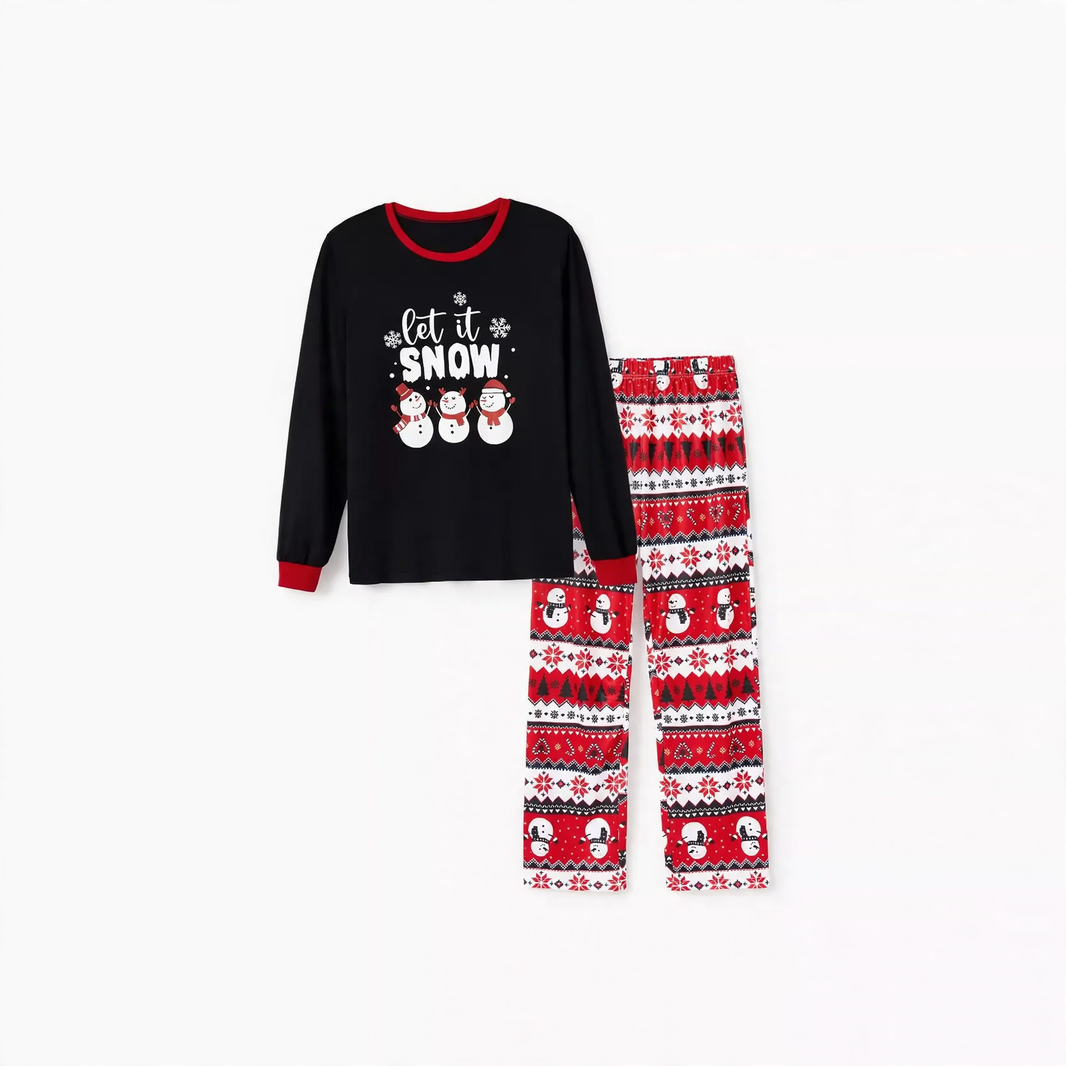 Family loungewear with print design