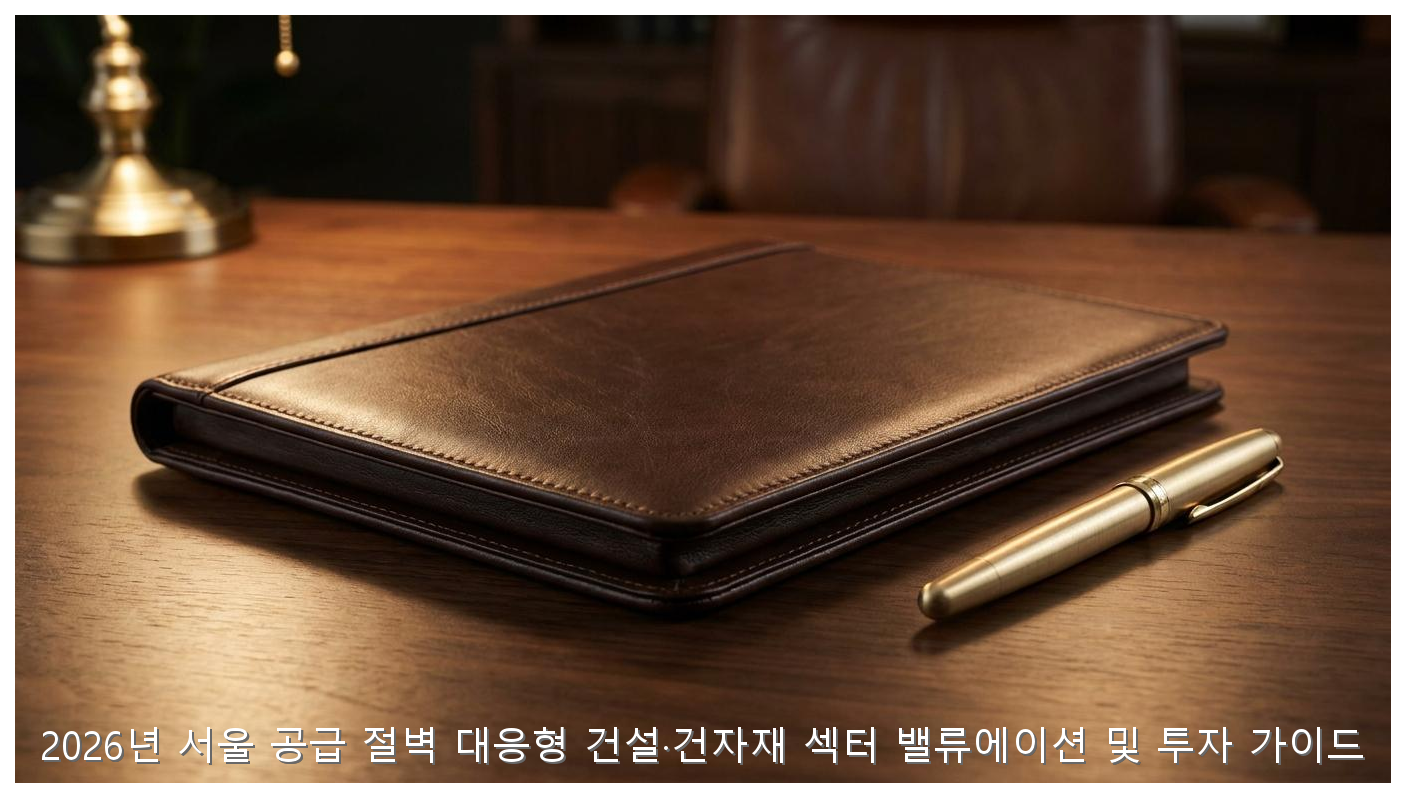 2026년 서울 공급 절벽 대응형 건설·건자재 섹터 밸류에이션 및 투자 가이드 핵심 안내 및 분석 인포그래픽 (3)