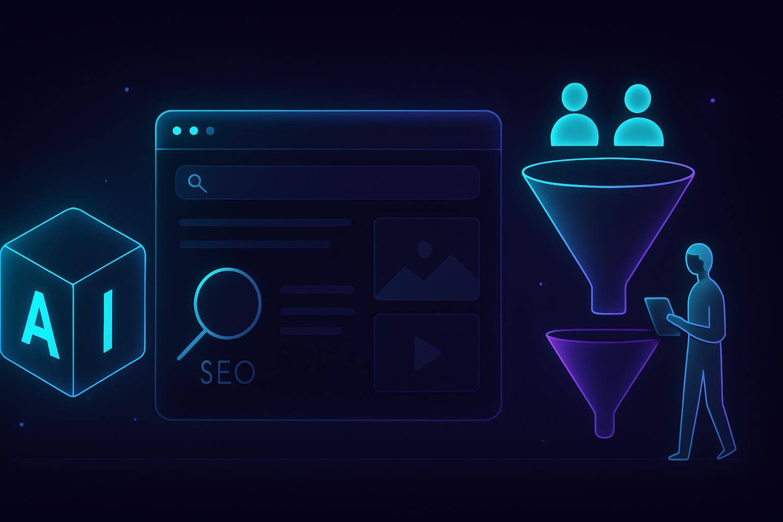 Site + automações com IA: funil prático para captar clientes