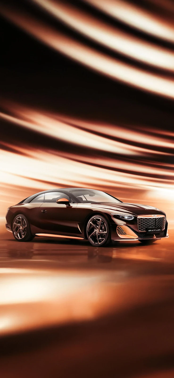 Bentley Mulliner Batur Luxury Coupe - Automotive Digital Art 2K iPhone Wallpaper (1729x3746)