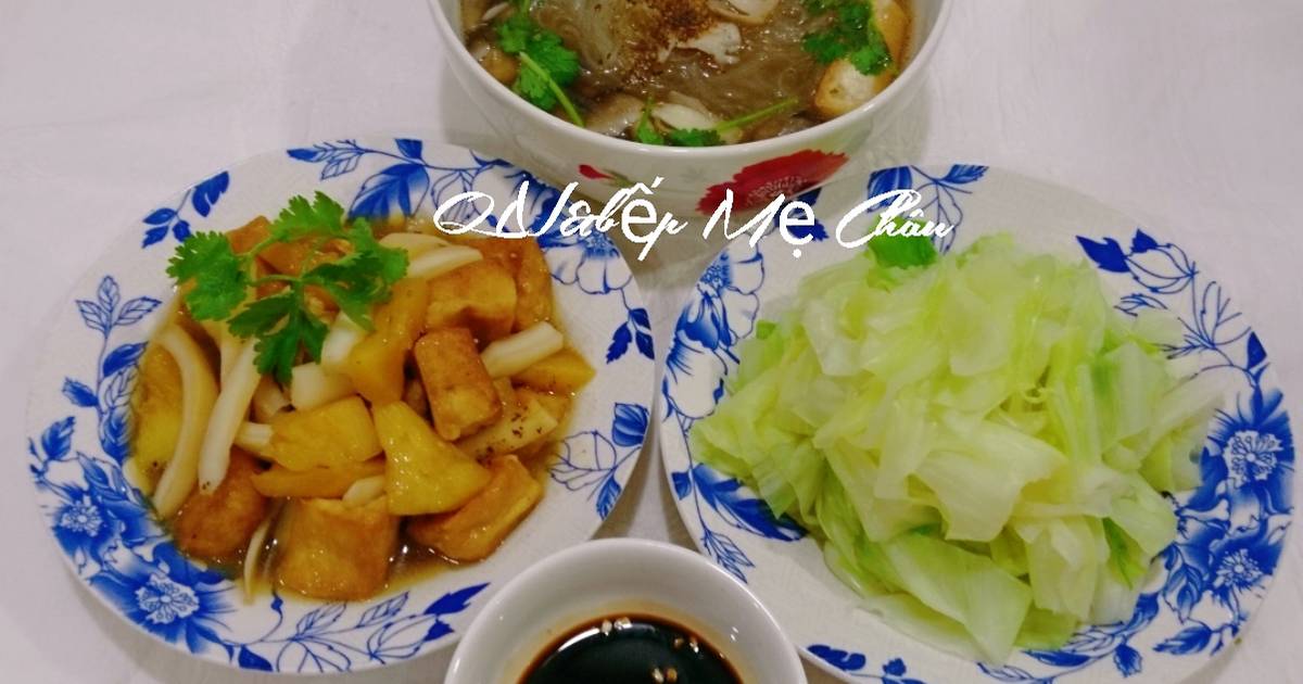 Cơm nhà đơn giản mà ngon 97 (cơm chay)