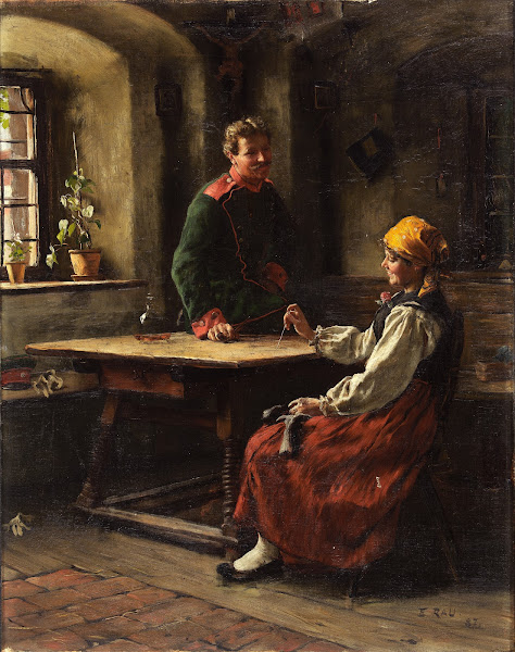 Officer with Peasant 1887