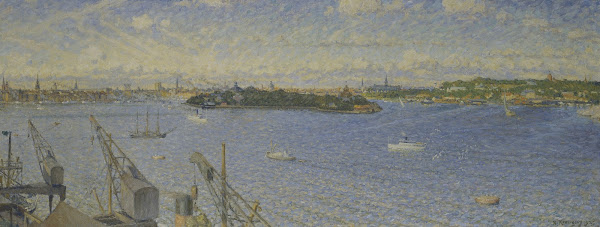 Stockholm Ström from Fjällgatan 1925