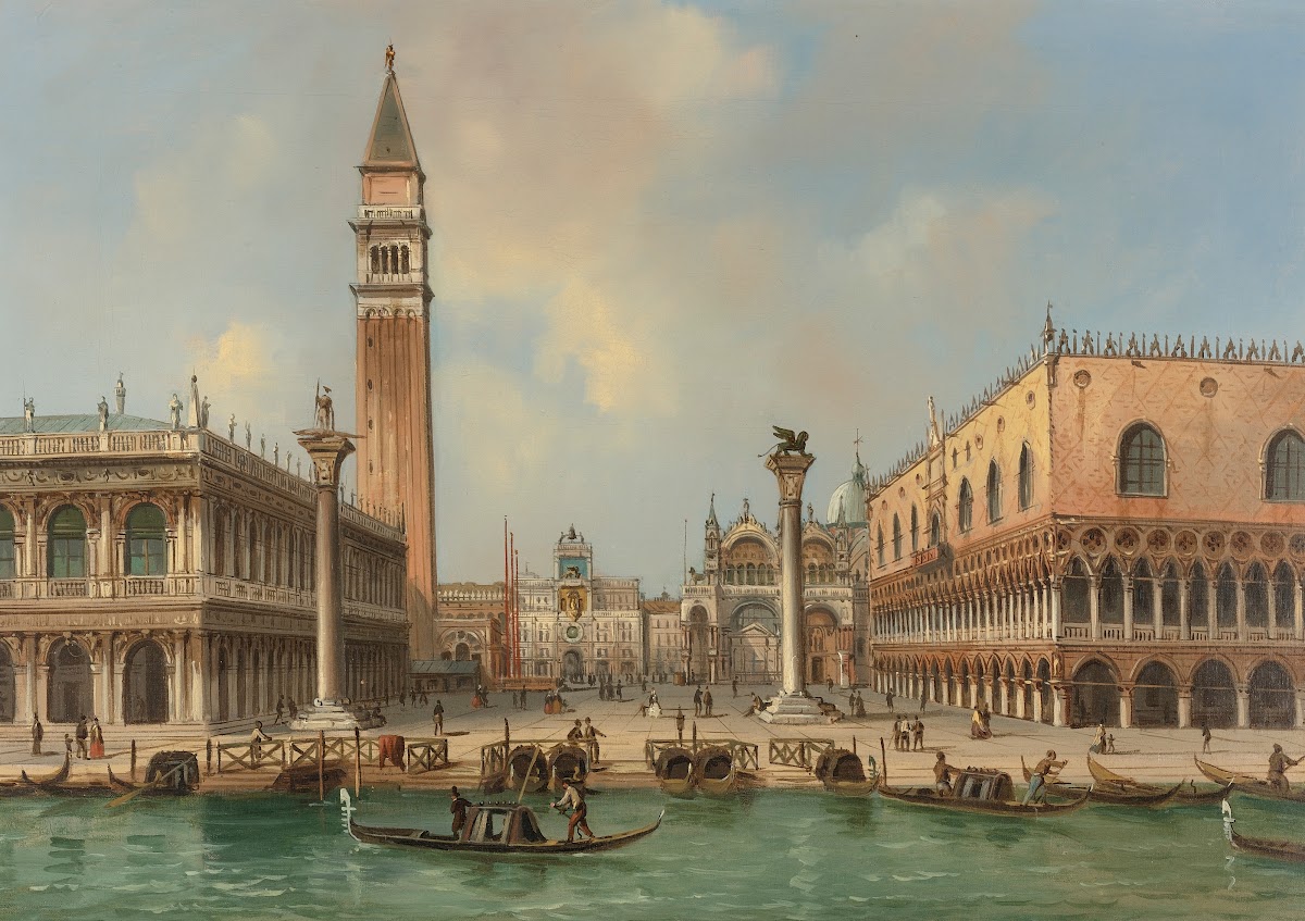 View Of The Piazzetta Di San Marco Venice