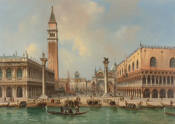 View Of The Piazzetta Di San Marco Venice