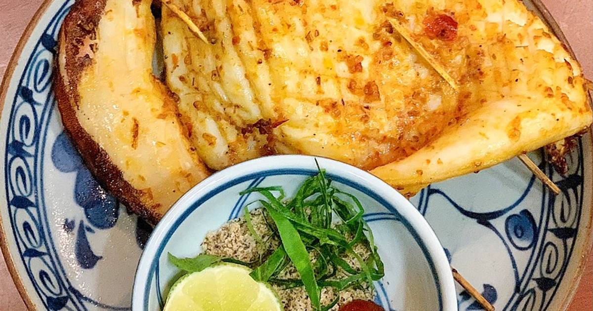 Mực nướng sa tế (nồi chiên không dầu)