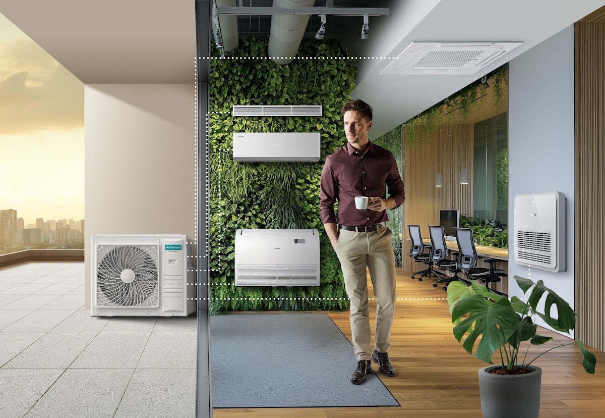Ar condicionado dispara na Europa: Hisense cresce 20% com a onda de calor a mudar hábitos de consumo