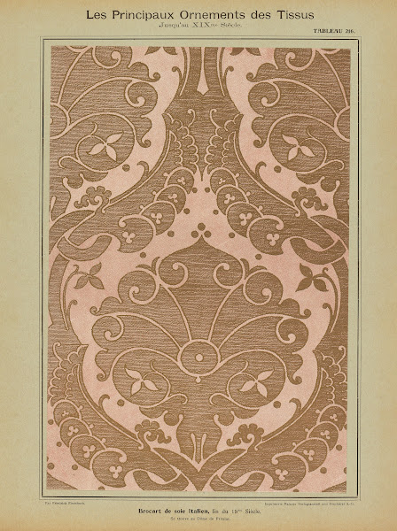 Les principaux ornaments des tissus jusquau XIXme siecle Pl54 1902