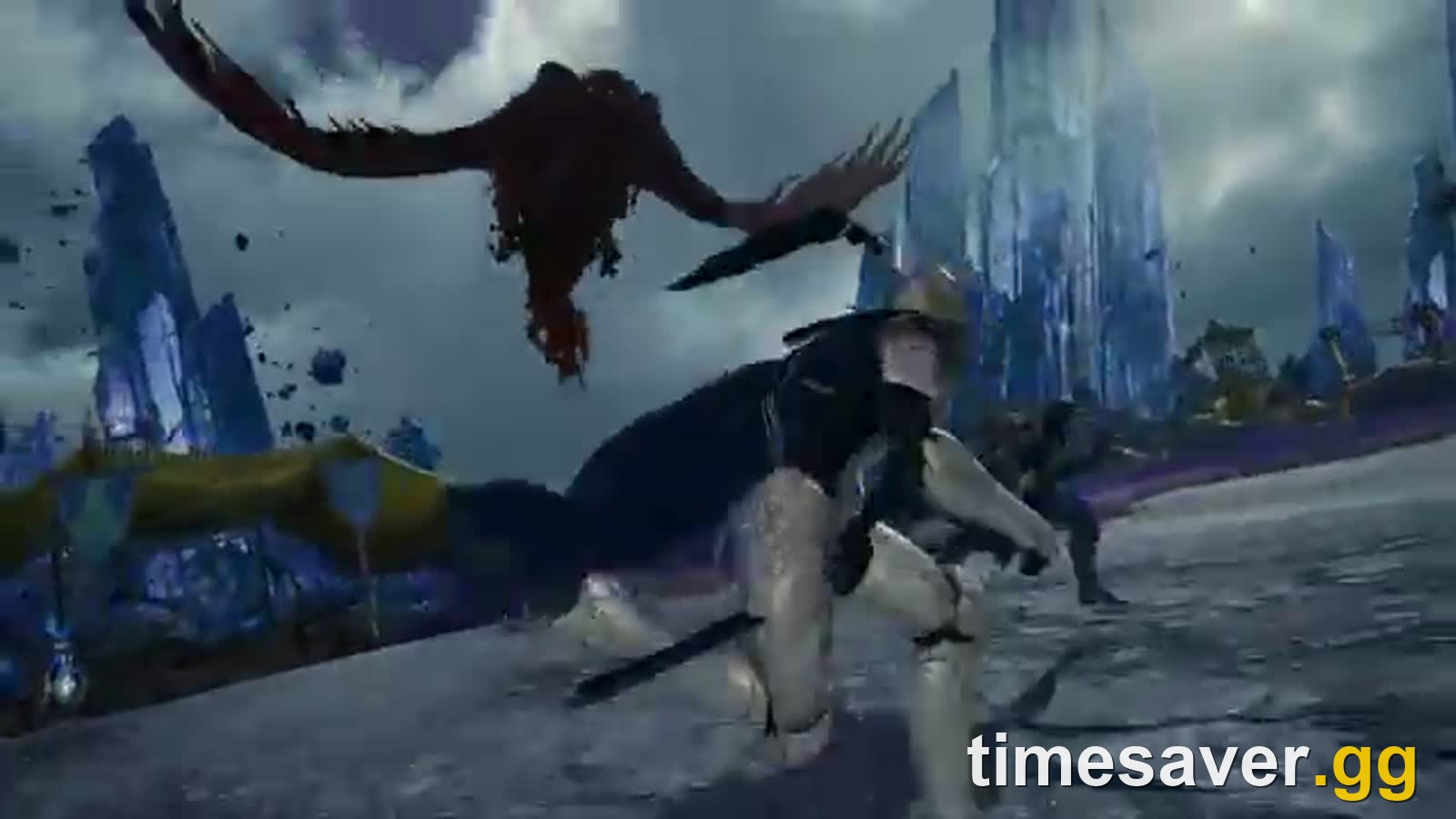 Action from AION 2's official gameplay trailer — how the tab-target-plus-action combat actually feels to press is the single biggest open question heading into the October 5 launch (official AION 2 gameplay trailer footage)