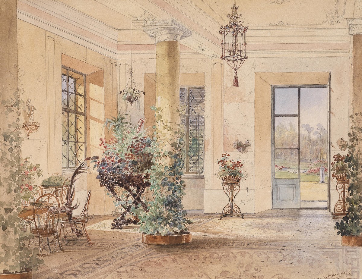 Sala Terrena in einem Schlößchen