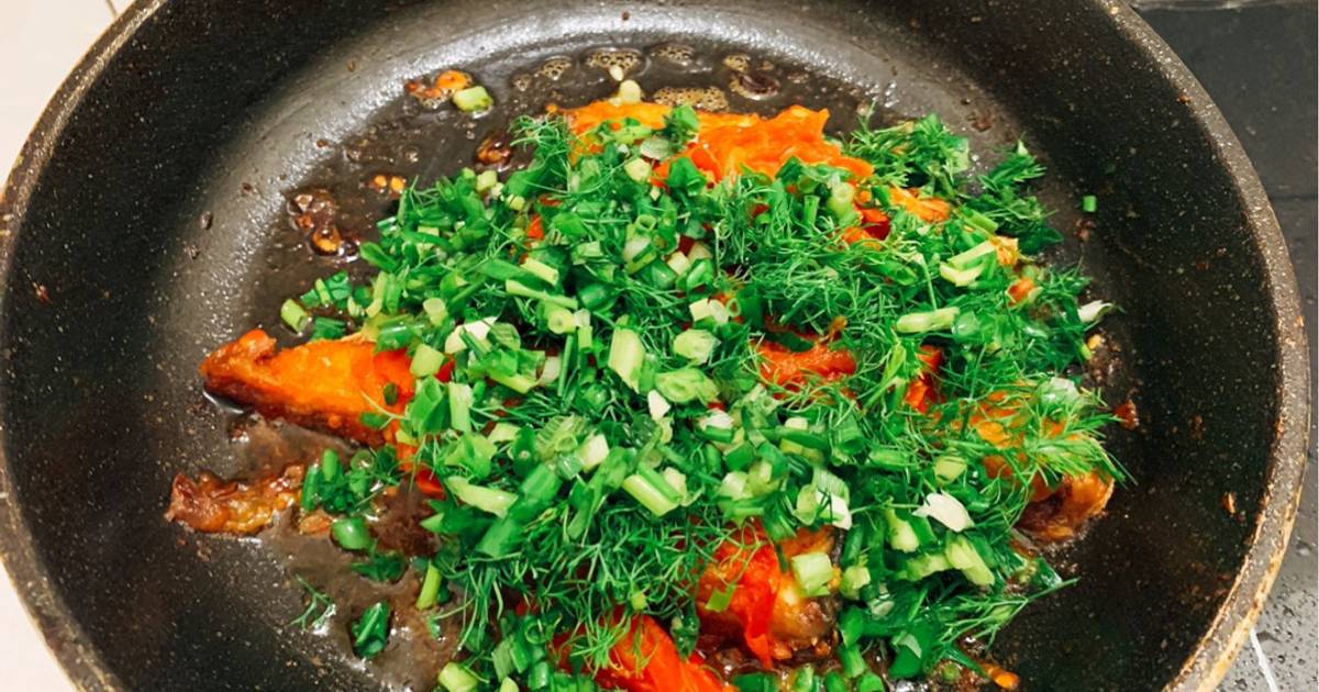 Cá trắm sốt cà chua