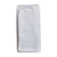 Дитячий плед Twins Махра трикотажна окантовка 100х100 сірий