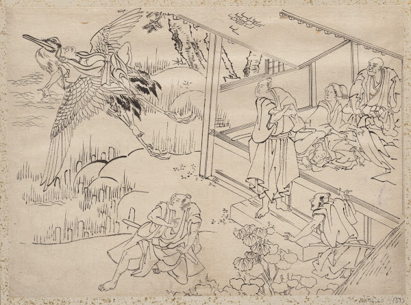 Album of Sketches by Katsushika Hokusai and His Disciples Pl59 19th century