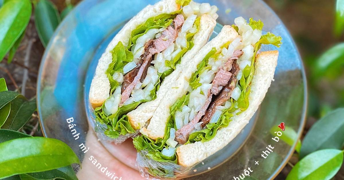 Bánh mì sandwich eatclean🍞