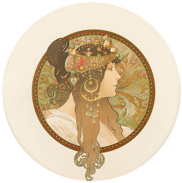 Têtes Byzantines Brunette circa 1897