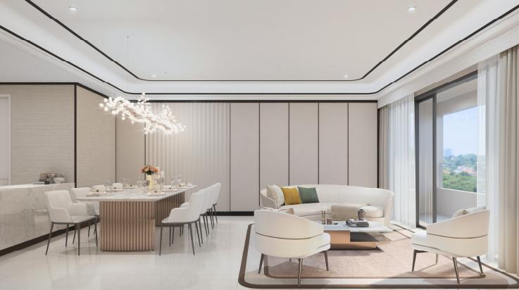 Park Green Pavilion Bukit Jalil — living dining area