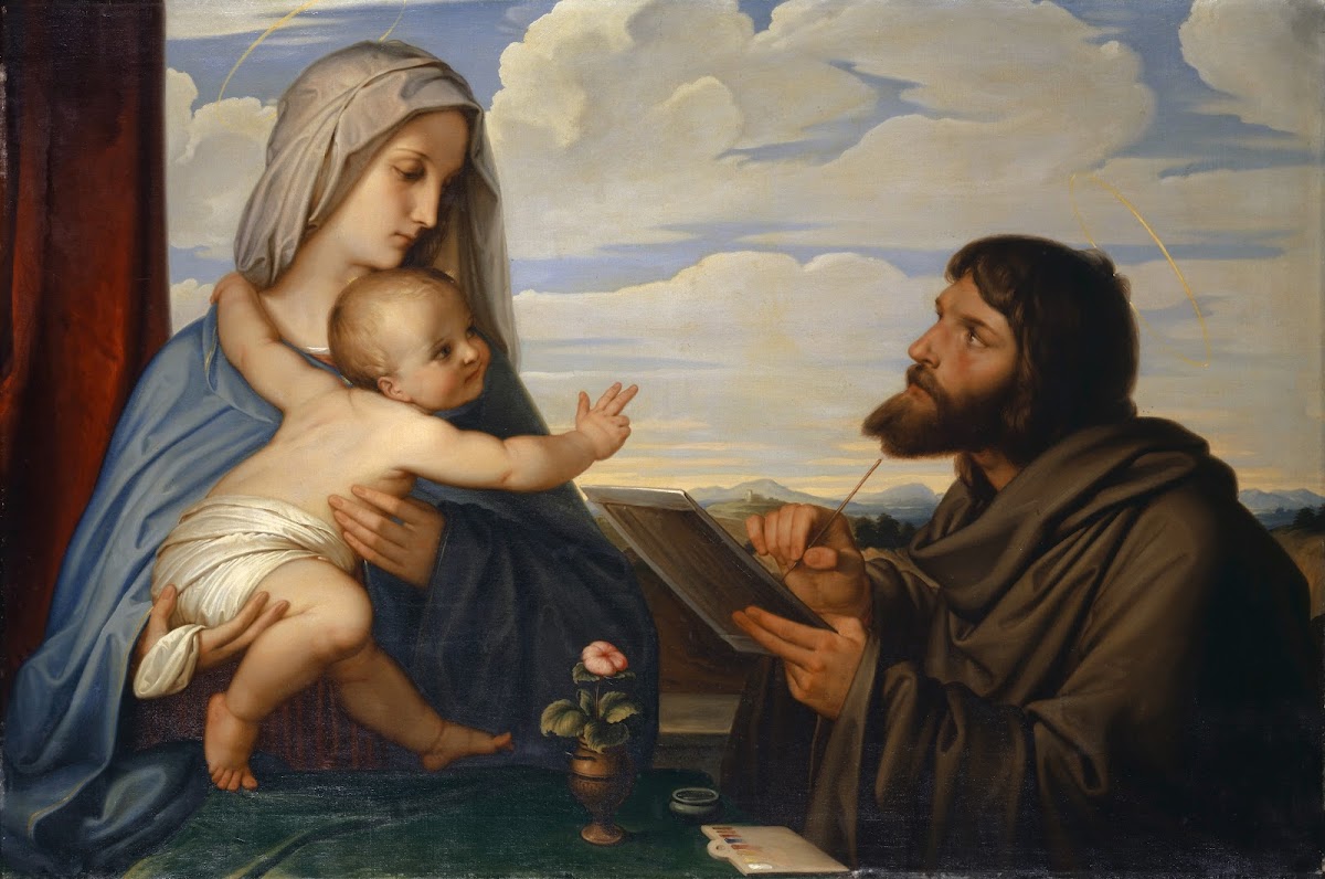 Saint Luke Painting the Virgin 1838