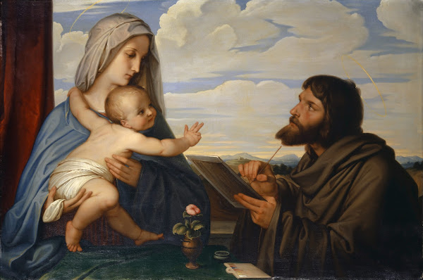Saint Luke Painting the Virgin 1838
