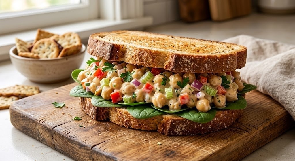 Ensalada Cremosa de Garbanzos