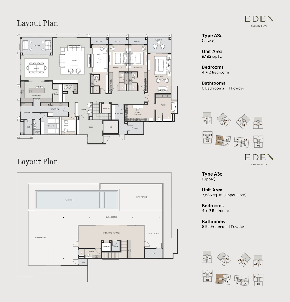 EDEN Taman Duta floor plan