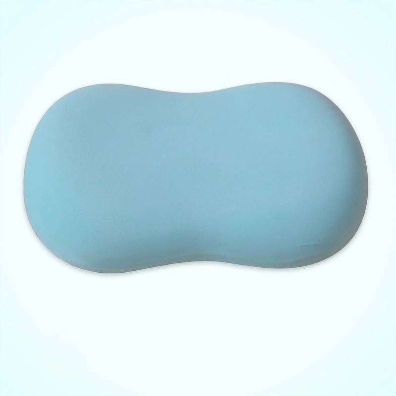 Ergonomic memory foam pillow, ice silk